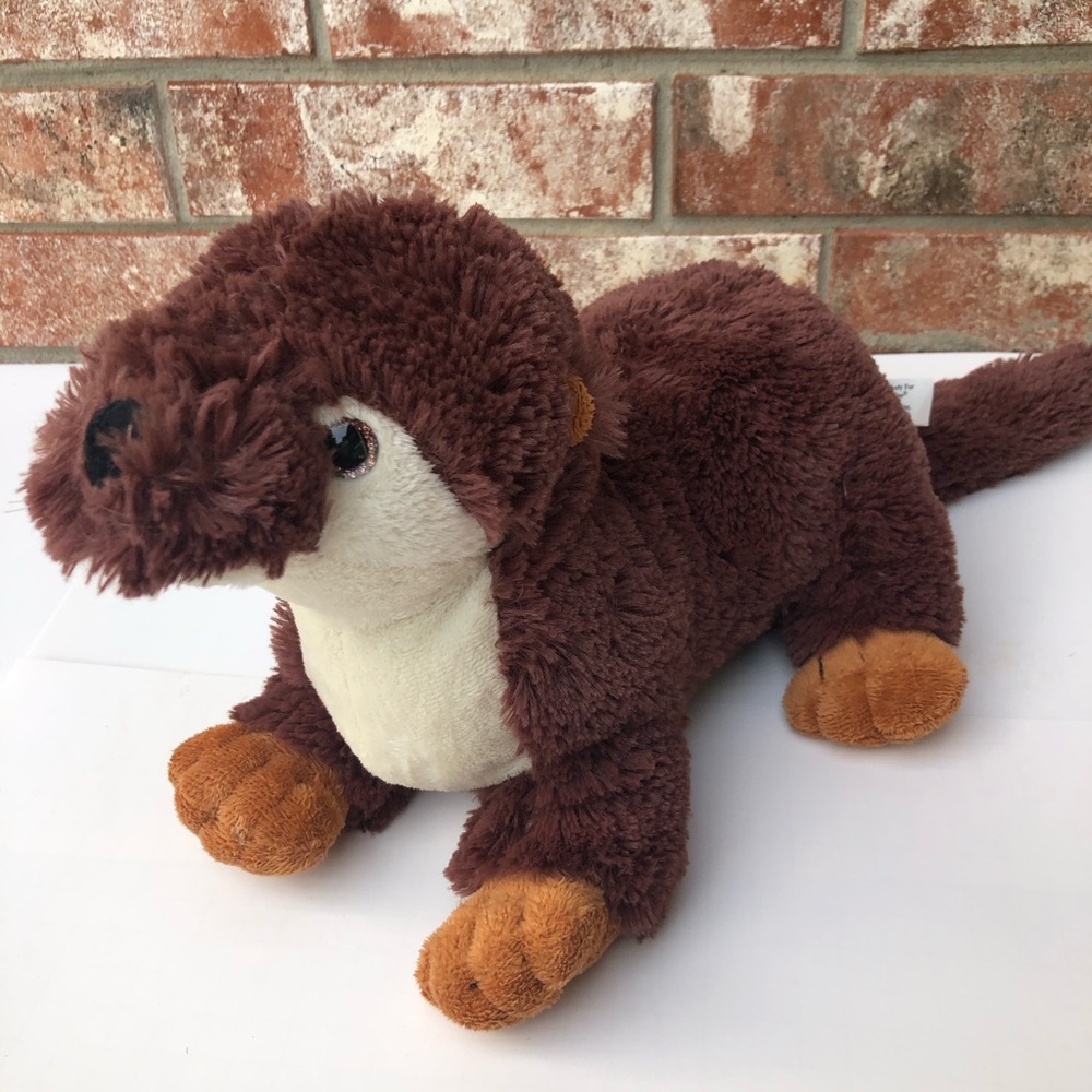Wildlife Artists Sea Otter Plush 18” Bass Pro Brown & White Stuffed Animal Toy